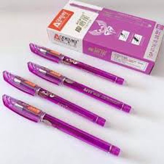 BÚT GEL TÍM XÓA ĐƯỢC