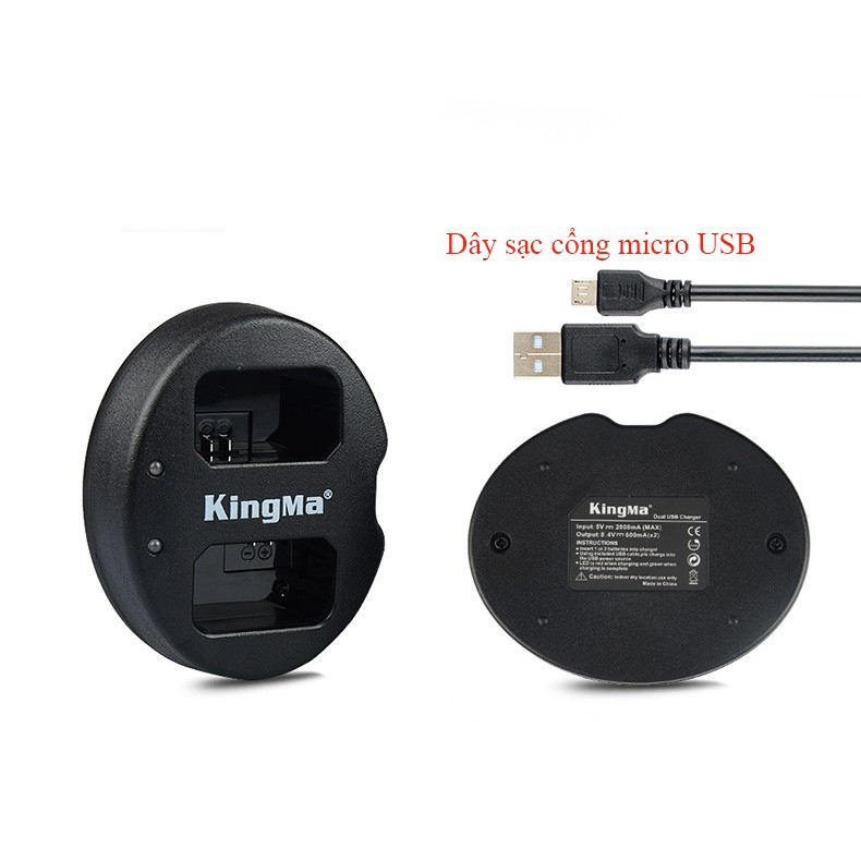 Sạc đôi Kingma KM-FW50 cho máy ảnh Sony