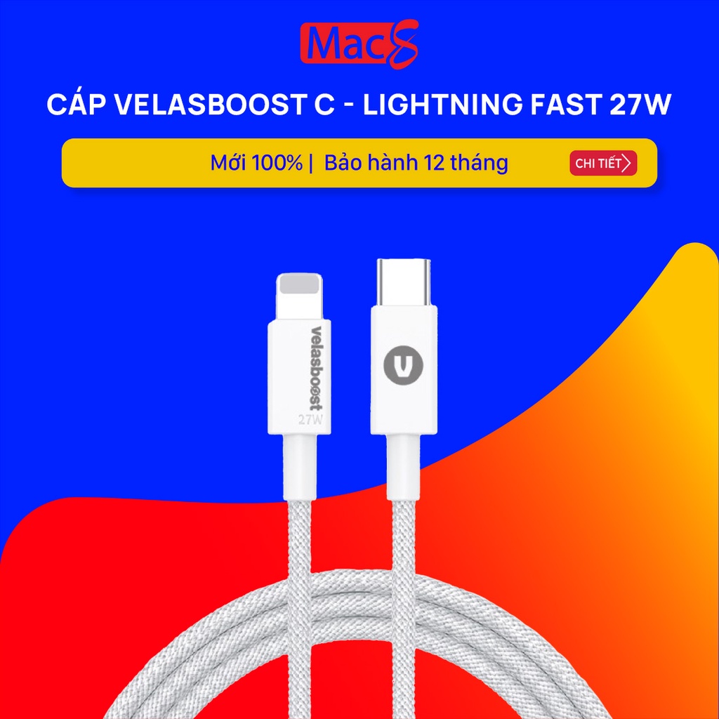 Cáp sạc nhanh Velasboost Fast 27W