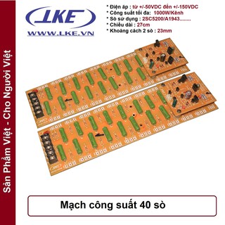 1 Cặp mạch công suất 40 sò fip vàng LKE