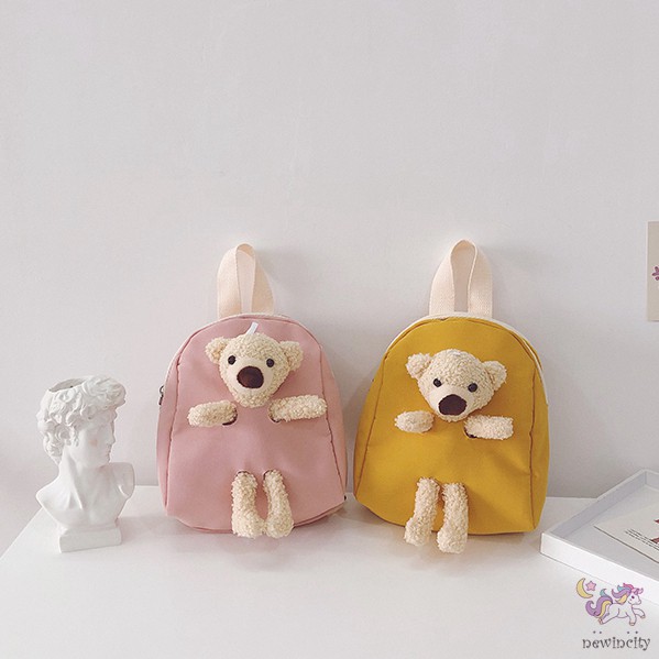 Balo Mini Kiểu Gấu Hoạt Hình Đáng Yêu Thời Trang Theo Phong Cách Hàn Quốc Cho Bé