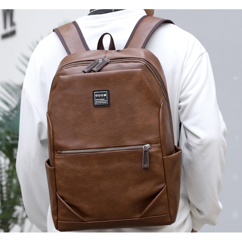 Balo da laptop nam thời trang đi học đi làm đi chơi phong cách hàn quốc 15.6&quot;