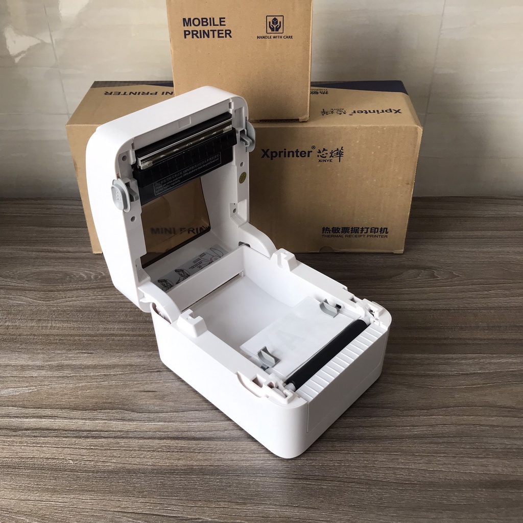 Máy in nhiệt, máy in đơn hàng Xprinter XP-420B, in tem mã vạch, in mã vận đơn qua điện thoại