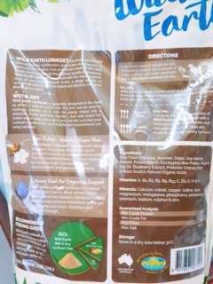 Bột dành riêng cho Vẹt Lory bịch 2kg
