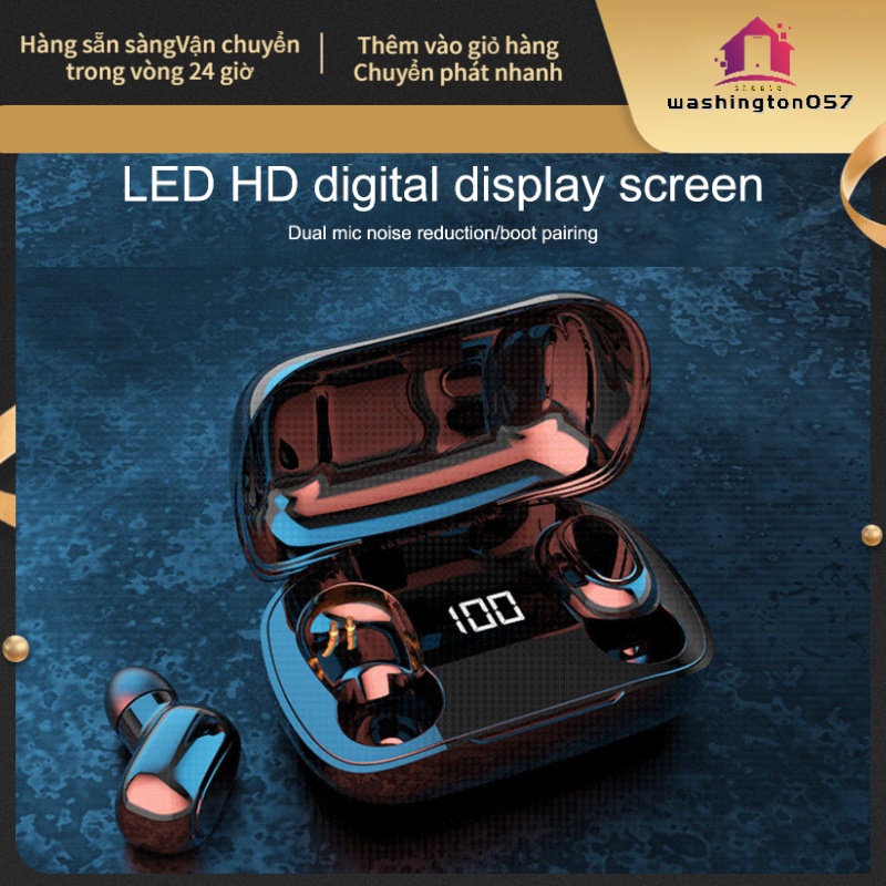 Hàng Hot Tai Nghe Nhét Tai L21Pro Bluetooth 5.0 Không Dây Âm Thanh Chất Lượng Cao Và Phụ Kiện Hàng giao ngaywashington057