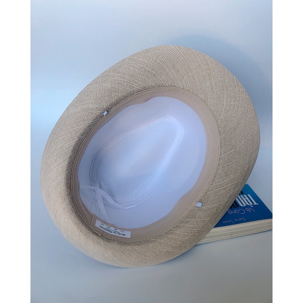 Mũ Phớt Nam Thái Lan Vành Ngắn 4,5cm Phong Cách Lịch Lãm Phom Cứng Cáp Hàng Cao Cấp