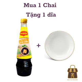 [Giá sỉ] Nước Tương Đậu Nành Maggi nắp vàng (700ml) Date Th12/21