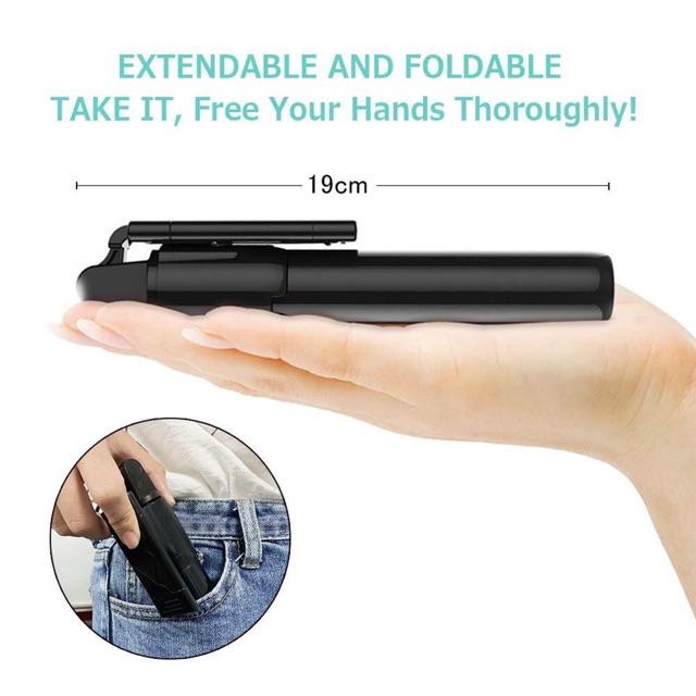 Gậy Selfiecom K07 Chụp ( Ảnh ) Hình Tự Sướng  - Xoay 360 , 3 Chân Tripod Kèm Remote Bluetooth Chụp Từ Xa Tiện Lợi