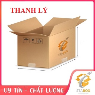 FB - 1 Thùng Carton Size 20x10x5 CM (Màu Trắng) Cỡ Trung - Thùng Carton Thanh Lý