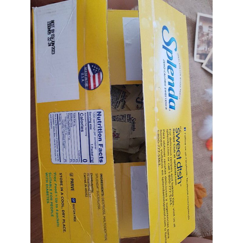 Combo 200 gói đường ăn kiêng Splenda xuất xứ Mỹ