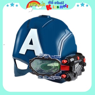 ( Hàng có sẵn ) Mũ Captain America có đèn, có thể bắn được