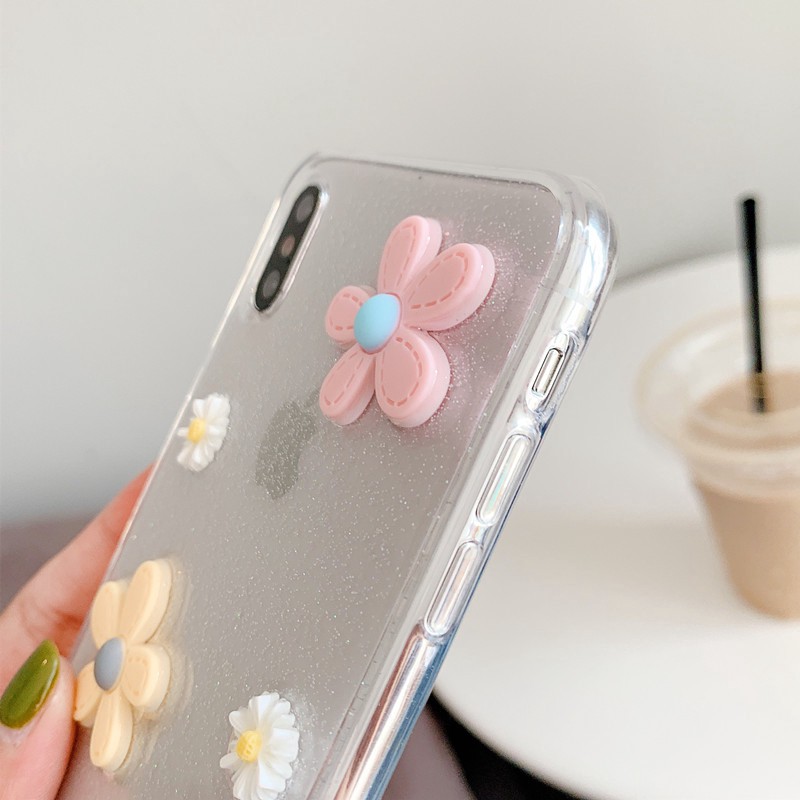 Ốp Lưng iphone - Ốp iphone 3d Hoa kim Tuyến (Hình nổi) 6/6s/6plus/7/8/7plus/8plus/x/xs/xs max/11/11promax -J5