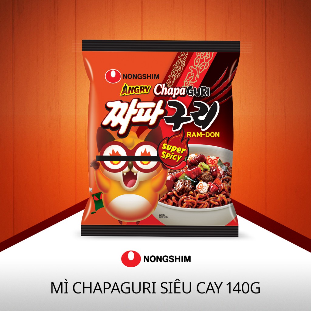 Mì Nongshim Chapaguri Ram-Don Gói 140G