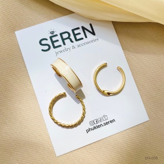 Set nhẫn xà cừ 3 chiếc phukien.seren