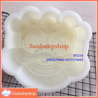 Khuôn Bánh Trung Thu hình đầu lân dạng lò xo, đóng bánh 150 gram- 180gram. MSTT214 hàng có sẵn