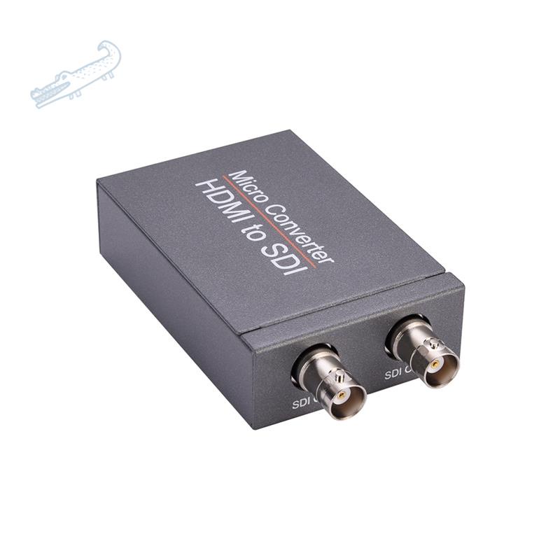 HDMI to SDI Converter Mini 3G HD SDI Video Micro- Conversion Adapter with Audio Auto Format Detection for Camera