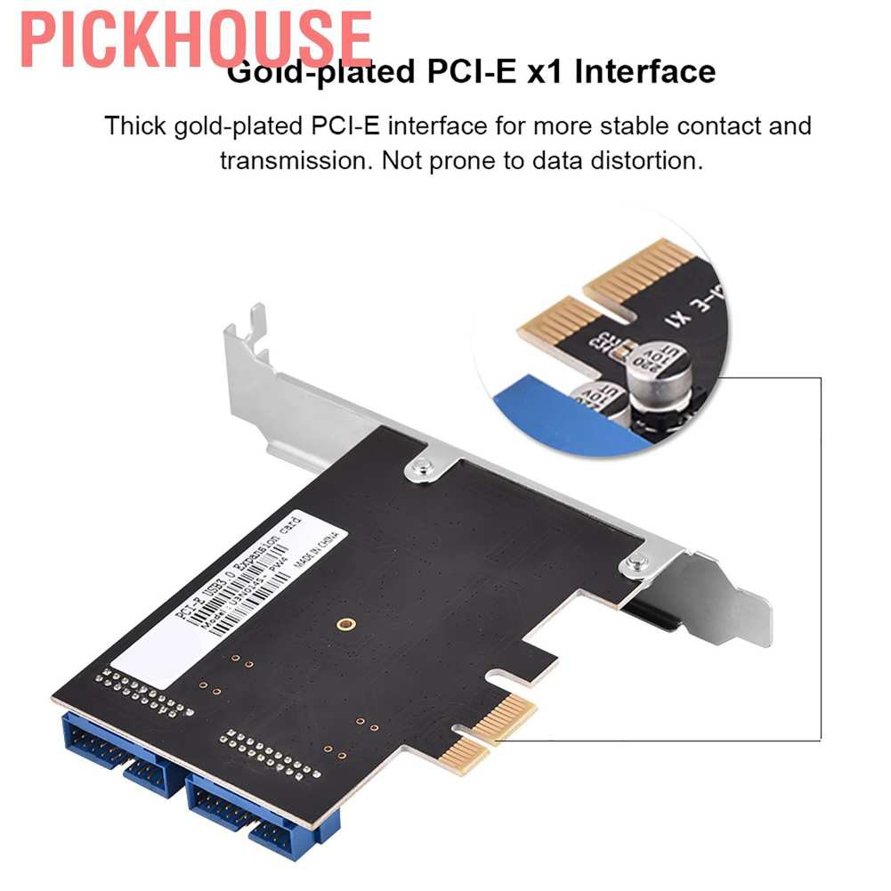 Tụ Điện Pci Express Usb 3.0 4 Khe Cắm Pci-E X1 X4 X8 X16