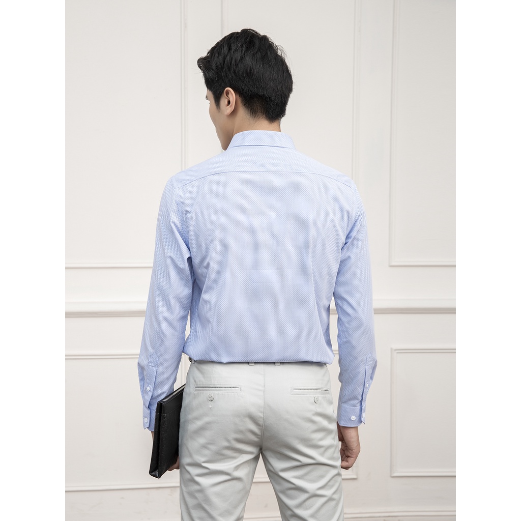 Áo sơ mi nam dài tay ARISTINO chất liệu cao cấp, thoáng mát, thấm hút tốt, hạn chế nhăn co - ALS05601