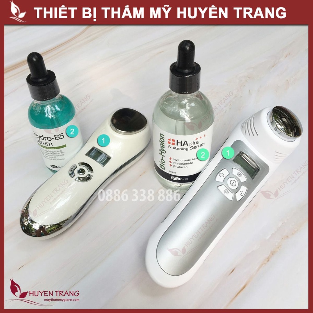 Búa Nóng Lạnh massage ion 3 Chức Năng Cool & Warm SK-0802 - Thẩm Mỹ Huyền Trang NANOCEE