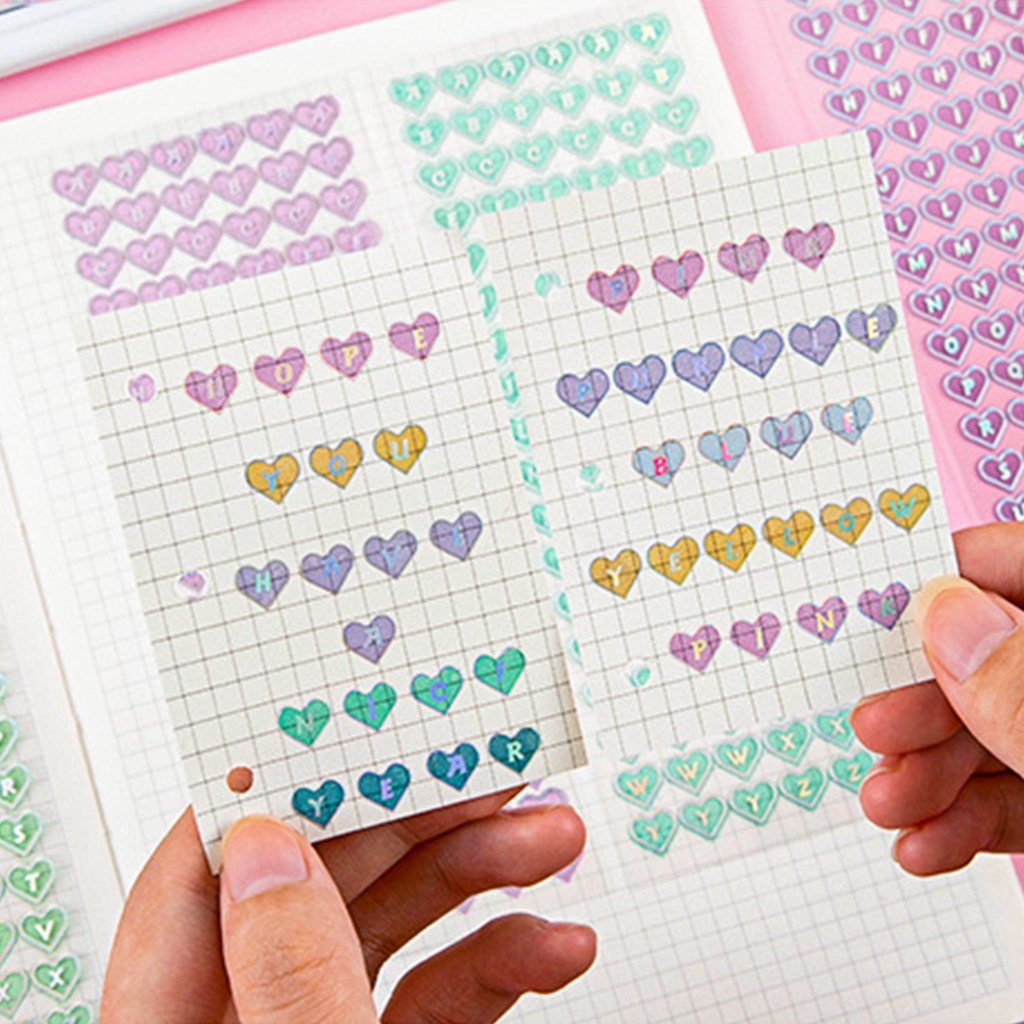 1 Miếng Dán Trang Trí Điện Thoại Hình Chữ Cái Tiếng Anh