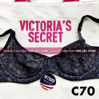 32B/C70 - Áo lót Body by Victoria phối ren không mút, có gọng - Victoria's Secret USA
