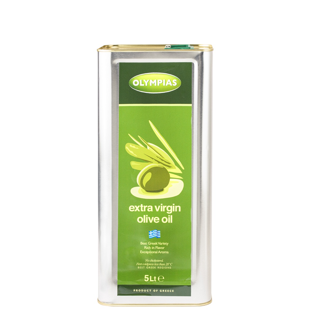 Dầu oliu siêu nguyên chất OLYMPIAS chai 5L