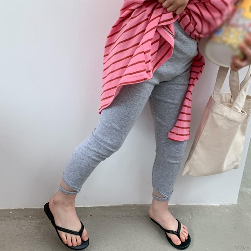 Quần Legging Dáng Ôm Phong Cách Hàn Quốc Cho Bé Gái
