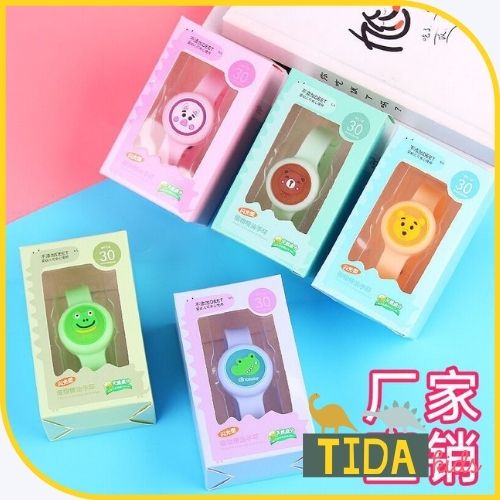 Đồng Hồ Tình Dầu Đuổi Muỗi ⚡ AN TOÀN ⚡Phát Sáng Hoạt Hình Dễ Thương Kèm Hộp Giá Tốt, Đồ Gia Dụng TiDa Kids Shop
