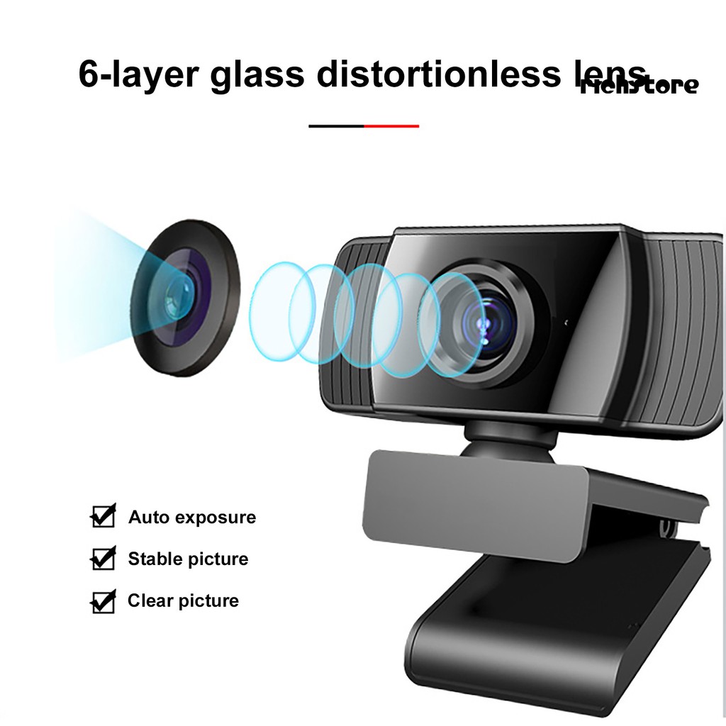 Webcam Dnbg 720p / 1080p Usb 2.0 / 3.0 2000w Cao Cấp Cho Máy Tính