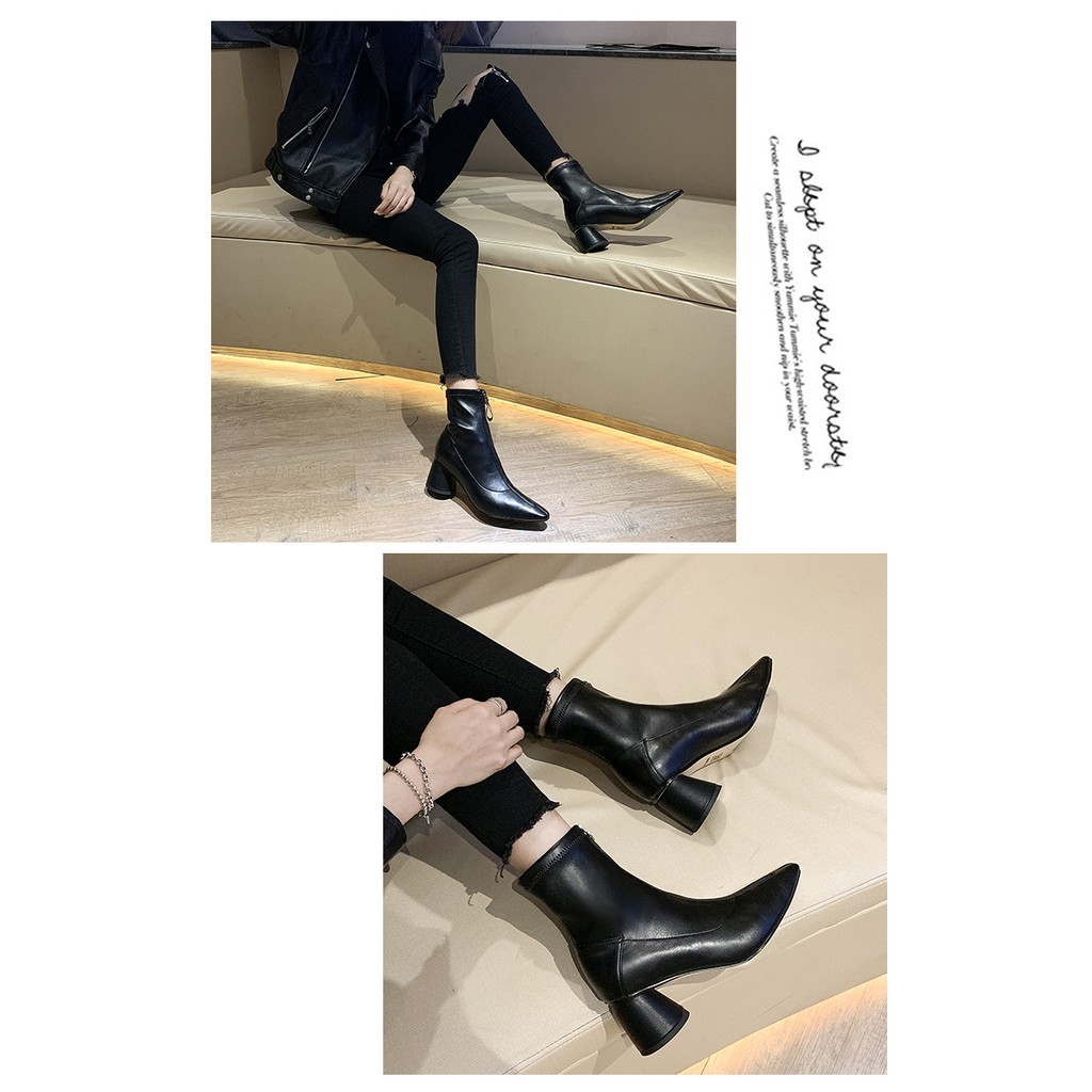 (Order) BOOT ĐEN TRƠN