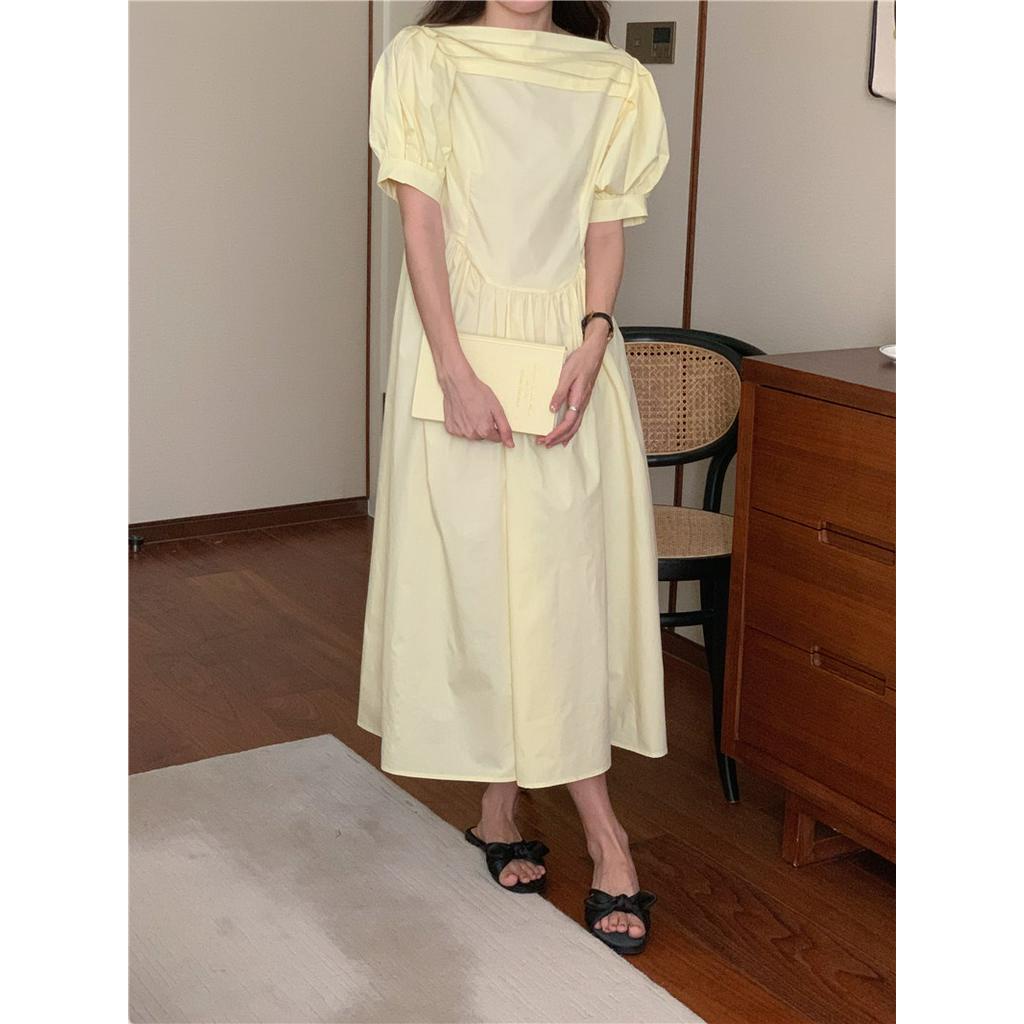 Đầm Thun Rớt Vai Dáng Dài Vừa Phải 60645