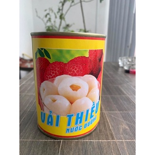 Vải thiều ngâm đường đóng hộp
