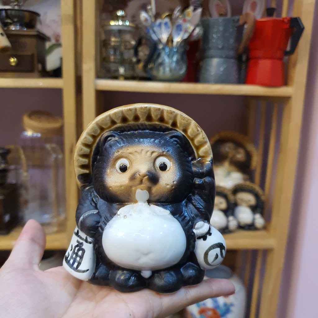 [HÀNG CÓ SẴN] Chồn Gốm Tanuki decor mang lại may mắn cho gia chủ