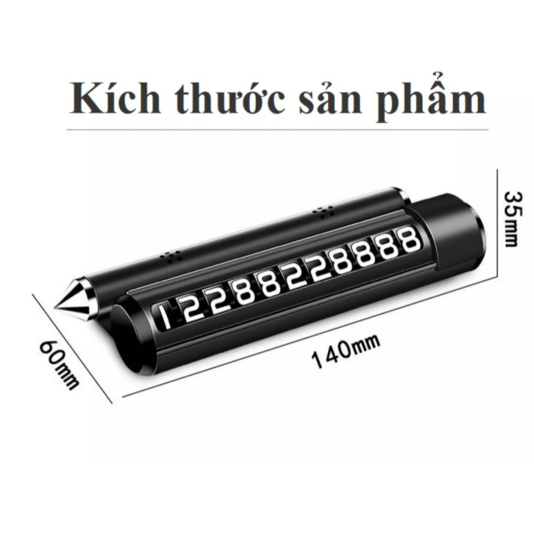 Bảng để số điện thoại trên ô tô có chức năng phá kính thoát hiểm kiêm giá đỡ điện thoại tiện dụng. có chỗ để tinh dầu