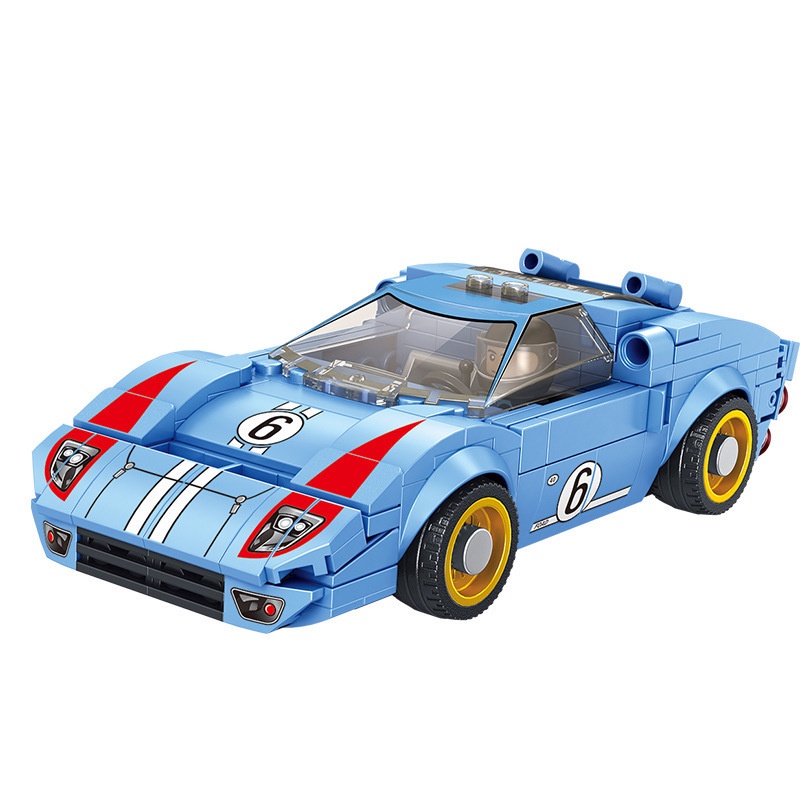 Bộ đồ chơi lắp ráp khối xây dựng hãng Panlos Brick xe đua Racing Car nhiều mẫu