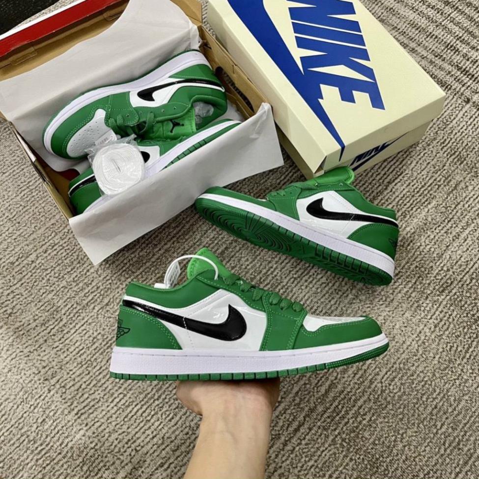 Giày Nike Jordan 1 Low Pine Green/Xanh Lá ,jd1 xanh lá cây ,jordan thấp cổ xanh cây hotrend 2022