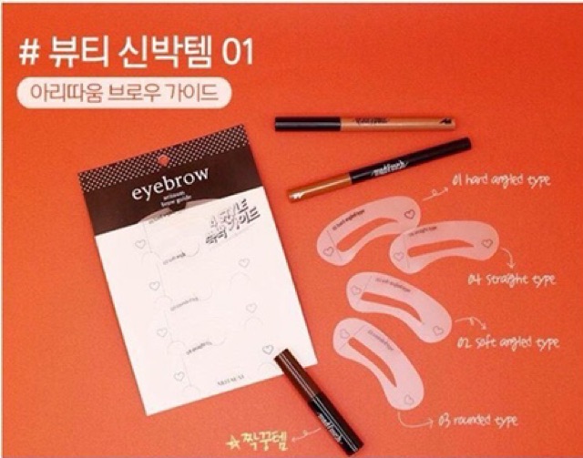 Khuôn kẻ mày Eyebrow Aritaum Brow Guide