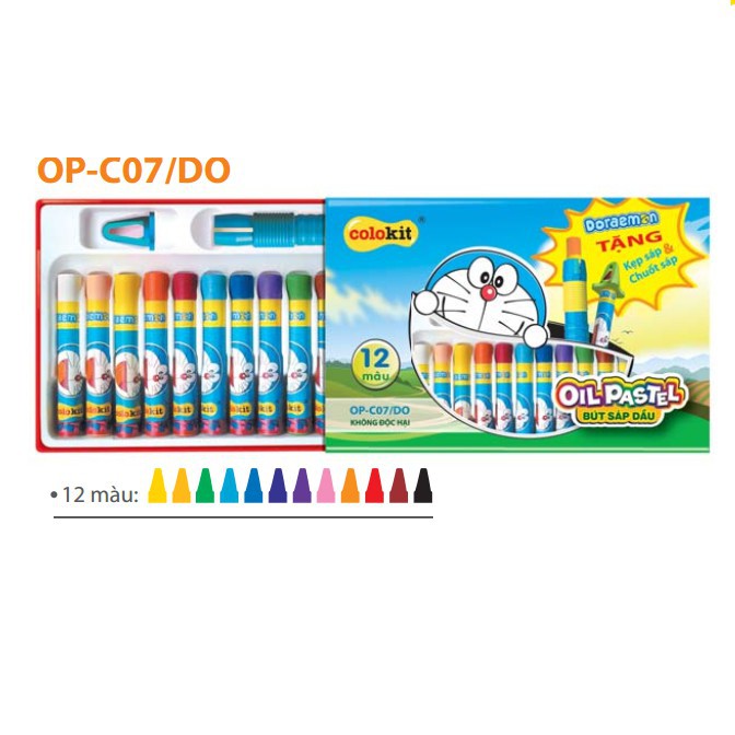 Bút Sáp Dầu colokit Thiên Long C07/DO-12 màu