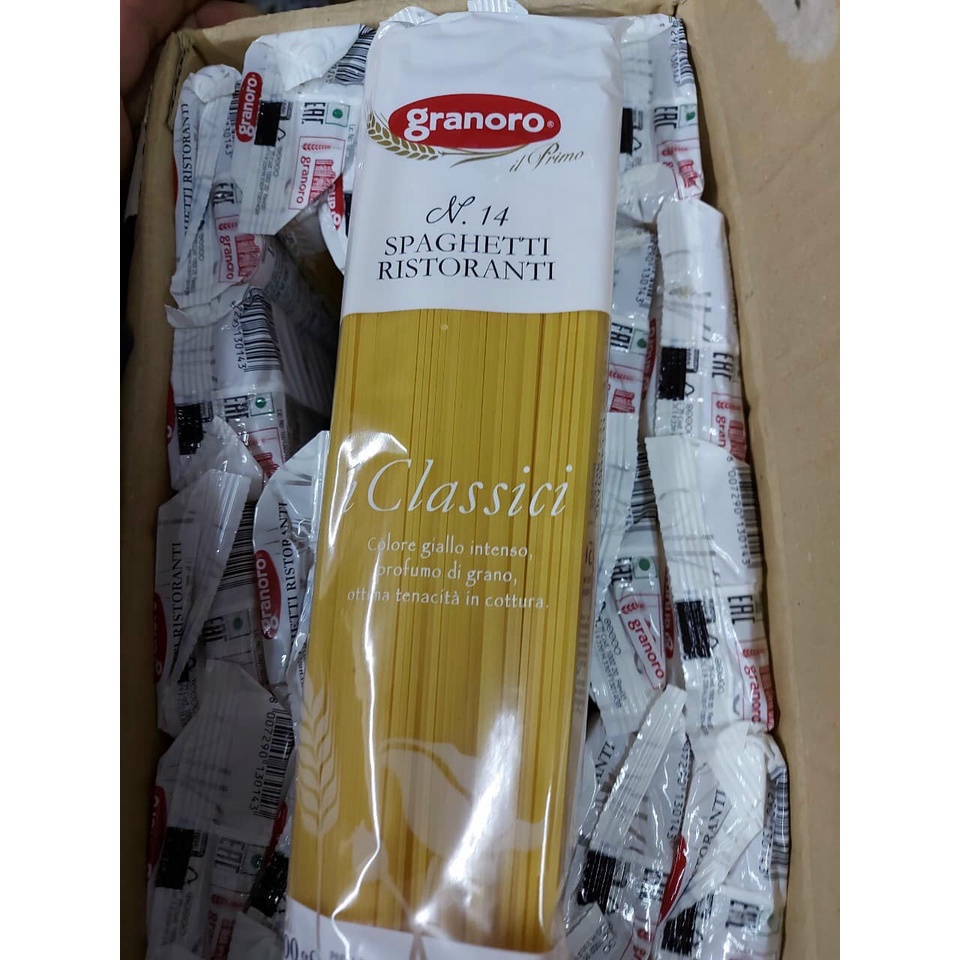 Mì ý Spaghetti No 6 hiệu EURICOM 24k / 1 gói 500g