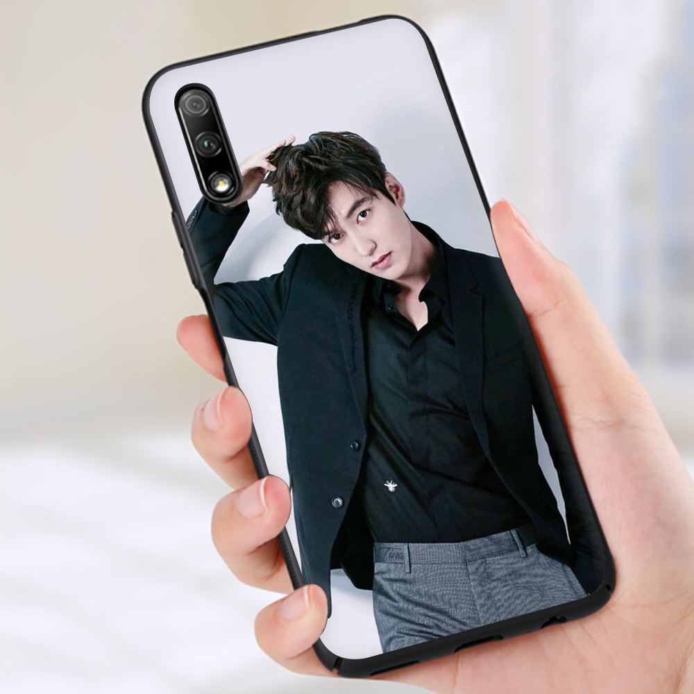 Ốp Điện Thoại Tpu Mềm Chống Rơi Màu Đen In Hình Icon Lee Min Ho Cho Honor 7x 8x 9a 9 Lite 10 Lite