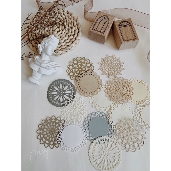 minyi.corner - Paper cutting - Mẫu ren tròn doily