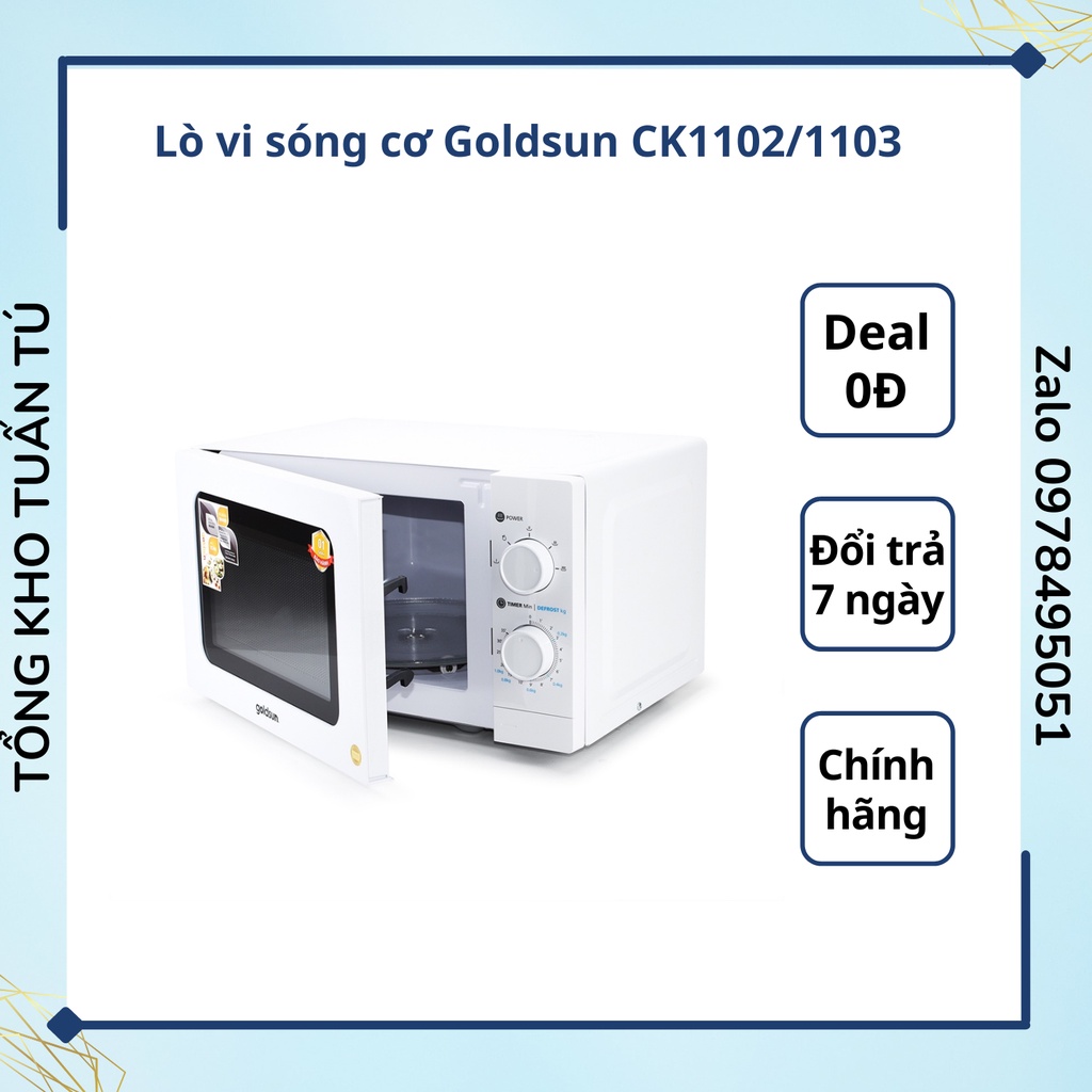 [Mua1 Tặng1 Quà 0đ Hấp Dẫn ] Lò vi sóng GOLDSUN CK1103 -1102 -CK2402/20lit -CK2501/23lit-CK2601/28lit HÀNG CHÍNH HÃNG