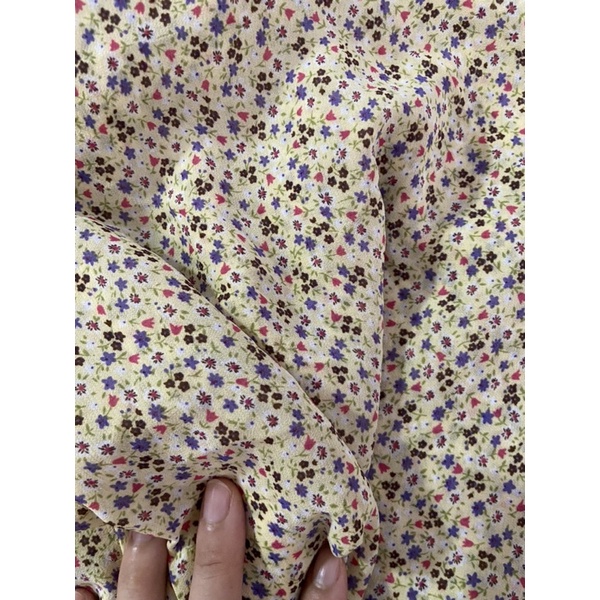 1 khúc vải từ 90m trở lên đủ may bé áo mẹ bộ đùi giao ngẫu nhiên không chọn mẫu