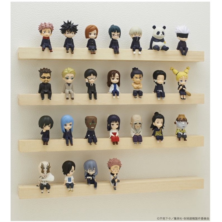 Set 01 hoặc 03 mô hình ngồi Jujutsu Kaisen Chú thuật hồi chiến