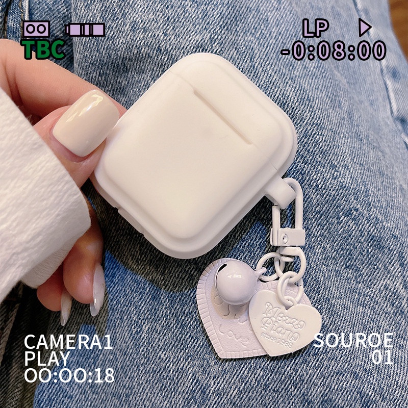 Vỏ Bảo Vệ Hộp Sạc Tai Nghe airpods Pro 3 2nd Generation Bằng Silicon Màu Trắng Sữa Dễ Thương