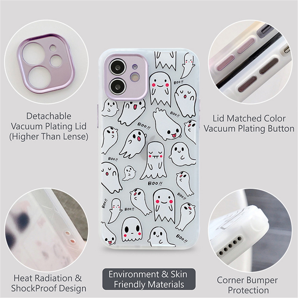 Ốp lưng điện thoại bằng TPU mềm hình Totoro hoạt hình cho IPhone 12pro max 12mini 11Pro Max XS Max XR SE 2020 7 8 Plus | BigBuy360 - bigbuy360.vn