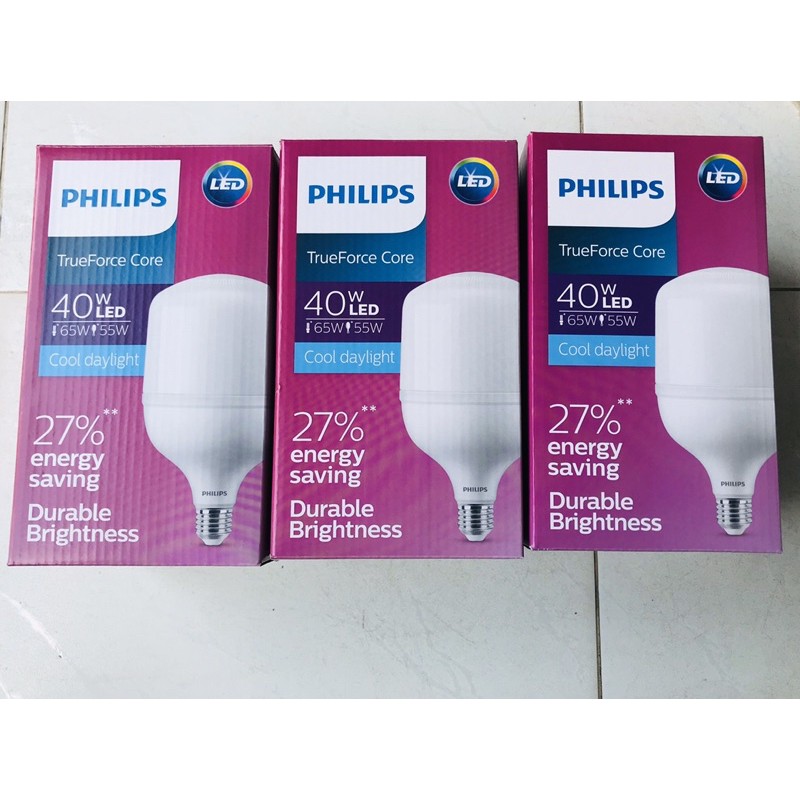 Bóng đèn Led bulb Philips 40W TrueFore Core [HÀNG CHÍNH HÃNG]-[TIẾT KIỆM ĐIỆN]