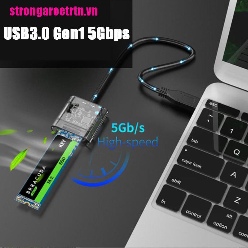 Bộ Chuyển Đổi M2 Ssd Sata Chassis M.2 Sang Usb 3.0 Ssd Cho Ngff Sata / B