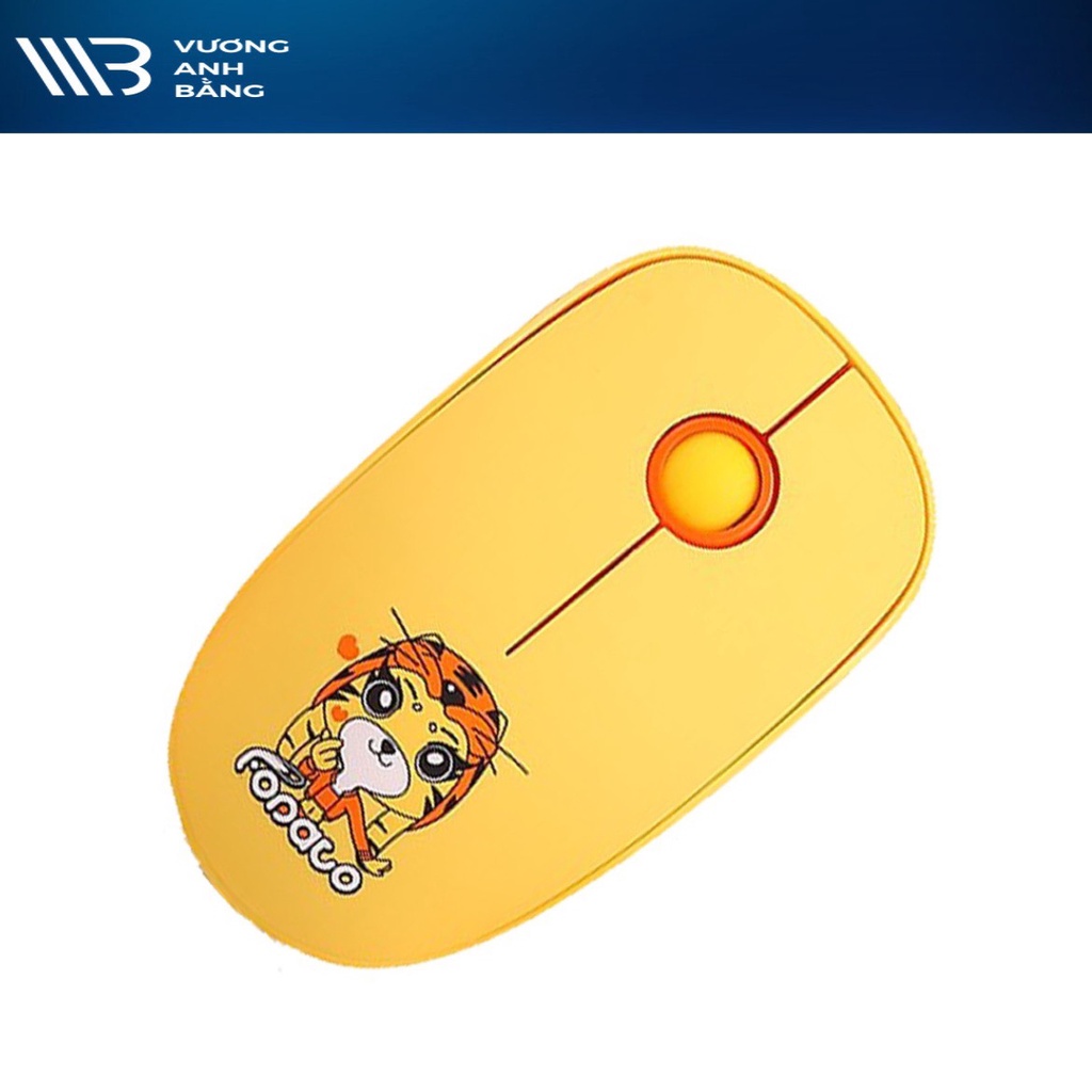 Mouse, Chuột mát tính không dây FD-L8 Yellow- Hàng chính hãng