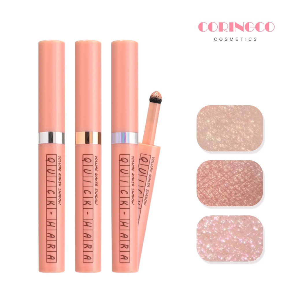 Thỏi Phấn Mắt Màu Nhũ Kim Tuyến Lấp Lánh Nhanh Chóng CORINGCO